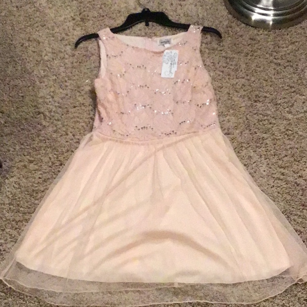 Bubble bath pink sparkle dress